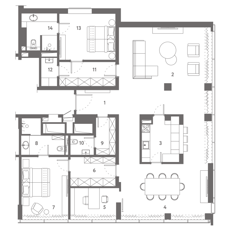 ЖК Cosmos Selection Arbat Apartments, Москва | Элитный жилой комплекс Cosmos Selection Arbat Apartments на Новом Арбате